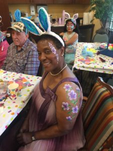 Fannie Louise Hope, party, face painting, arm painting, birthday, good time